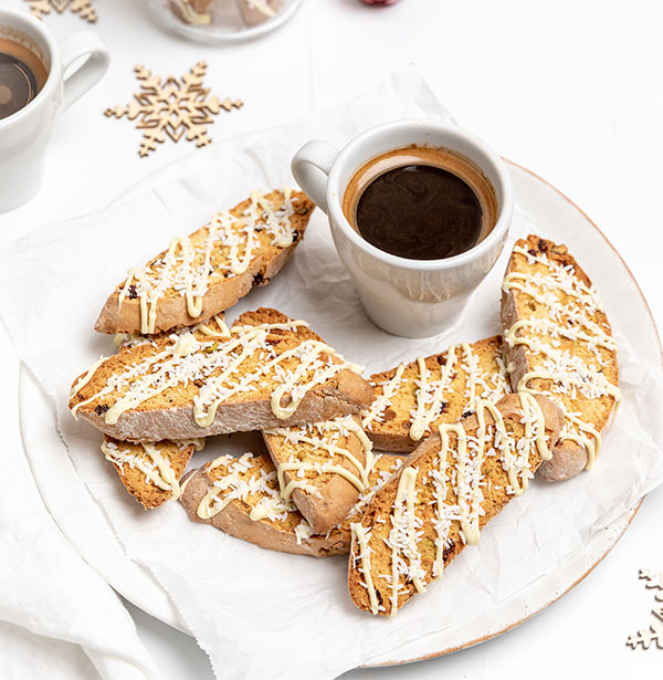 Christmas biscotti