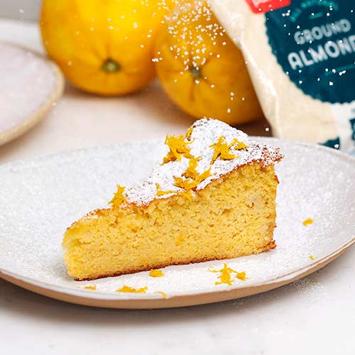 Flourless orange cake