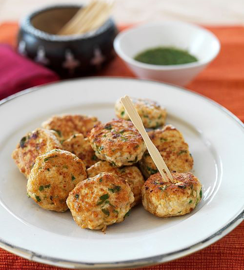 Moroccan chicken patties