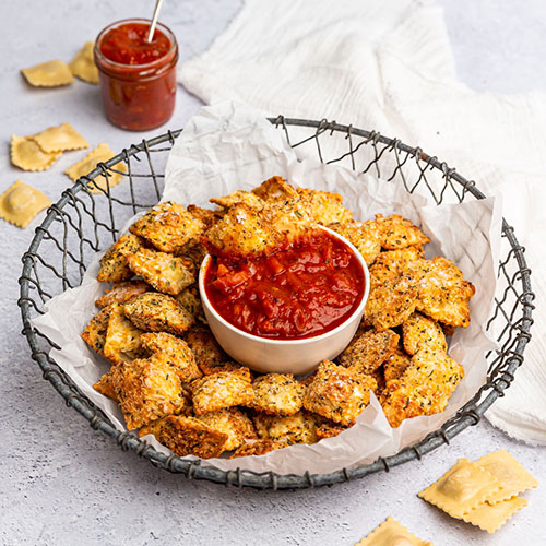 Baked-Ravioli-Bites