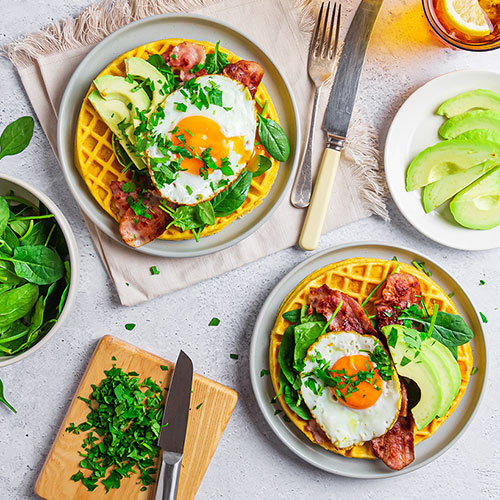 Keto Breakfast Chaffles | New World