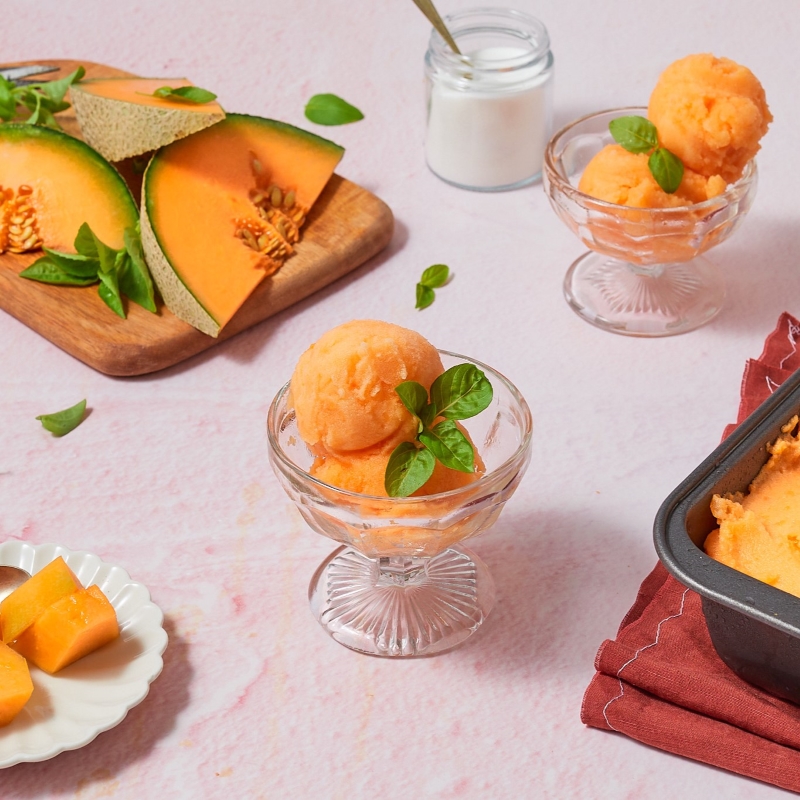 Cheats melon sorbet